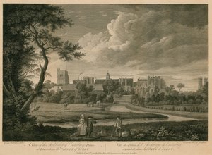 Widok Pałacu Arcybiskupa Canterbury w Lambeth, Surrey