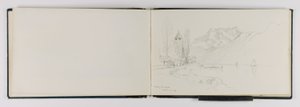 (Szkicownik) Vevey La Tour autorstwa George Elbert Burr