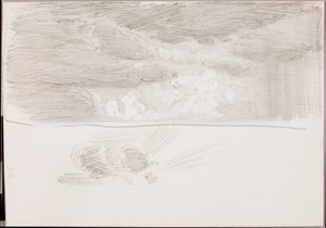 (Bez tytułu) (Studium chmury) autorstwa George Elbert Burr