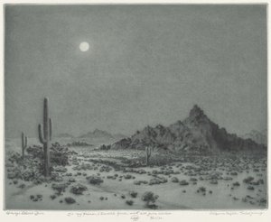 Noc w Arizonie autorstwa George Elbert Burr