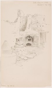 Piekarnia i młyny, Pompei autorstwa George Elbert Burr