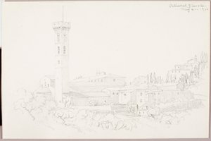 Katedra, Fiesole autorstwa George Elbert Burr