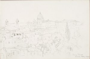 Z Pincio, Rzym autorstwa George Elbert Burr