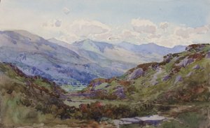 Z góry Pont-y-Pant, 1899. autorstwa George Elbert Burr