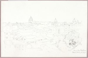Z Palatynu, Rzym autorstwa George Elbert Burr