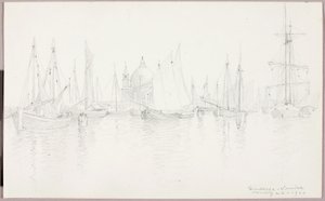 Giudecca - Wenecja autorstwa George Elbert Burr