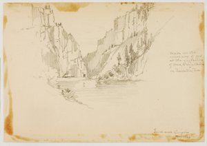 Kanion Grand River / okolice Glenwood Springs autorstwa George Elbert Burr