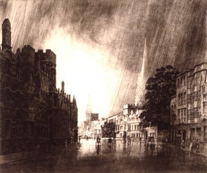 High Street, Oxford autorstwa George Elbert Burr