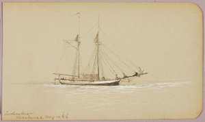 Lumber Boat, Mackinac autorstwa George Elbert Burr