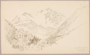 Monte Rosa z Ceppomorelli autorstwa George Elbert Burr
