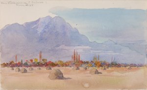 W pobliżu Villeneuve, Szwajcaria autorstwa George Elbert Burr