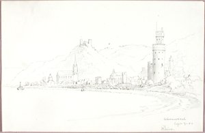 Oberwesel autorstwa George Elbert Burr