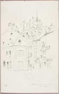 Stare domy, Lozanna autorstwa George Elbert Burr