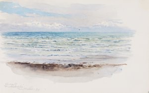 Brzeg w Pwllheli, N. Walia, 1899. autorstwa George Elbert Burr