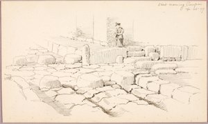 Skrzyżowanie ulic, Pompeje autorstwa George Elbert Burr