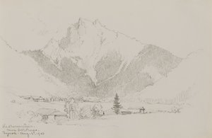 Dürrenstein, niedaleko Alt-Prags, Tyrol autorstwa George Elbert Burr
