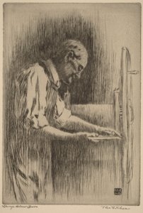 Akwaforcista autorstwa George Elbert Burr