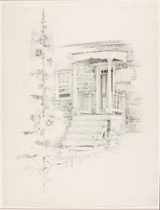 Bez tytułu (Hollyhock) autorstwa George Elbert Burr