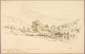 Dolina Llugwy (Moel Siabod), północna Walia autorstwa George Elbert Burr