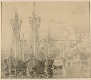 Łodzie wędkarskie Venice autorstwa George Elbert Burr
