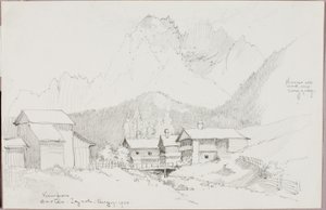 Widok z Sextan, Tyrol autorstwa George Elbert Burr