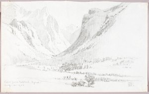 Widok z Toblach, Tyrol autorstwa George Elbert Burr