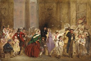 Szkic do Poczty Głównej, minuta do szóstej, 1860