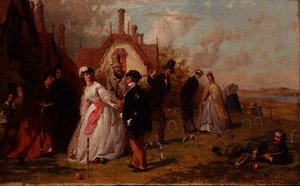 Krokiet autorstwa George Elgar Hicks