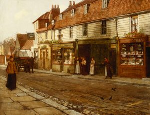 Eltham High Street - 1892, autorstwa George Elgar Hicks