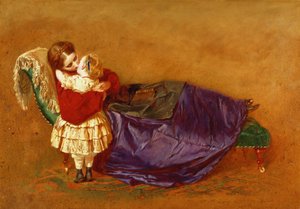 Dobranoc, 1863 (olej na papierze) autorstwa George Elgar Hicks