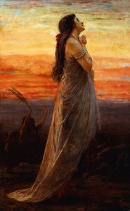 Lament córki Jeftego, 1871 autorstwa George Elgar Hicks