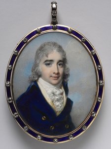 Portret mężczyzny, ok. 1800. autorstwa George Engleheart