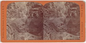 Sceneria Watkins Glen, Spiral Gorge autorstwa George F. Gates