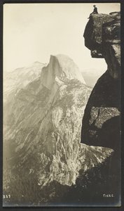 Glacier Point (3200 stóp) i Half Dome (5000 stóp)