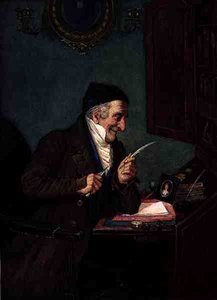 Kochanek (akwarela na papierze) autorstwa George Fox