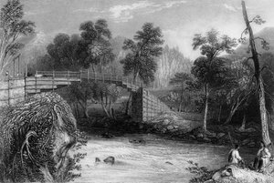 „Most w Bhurkote”, 1838.