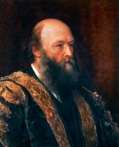 Portret Roberta Arthura Talbota Gascoyne-Cecila, trzeciego markiza Salisbury (Hatfield autorstwa George Frederic Watts