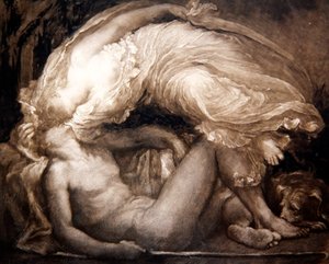 Endymion, grawerowane przez Franka Short autorstwa George Frederick (after) Watts