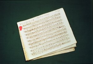 Oryginalna partytura Mesjasza