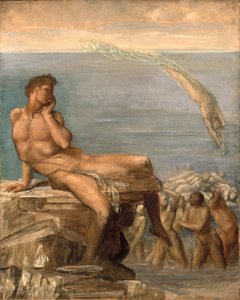 Geniusz poezji greckiej, 1878 autorstwa George Frederick Watts