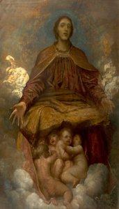 Duch chrześcijaństwa, 1872-75 autorstwa George Frederick Watts