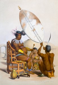 Umanda Król Niebios, 1849 autorstwa George French Angas