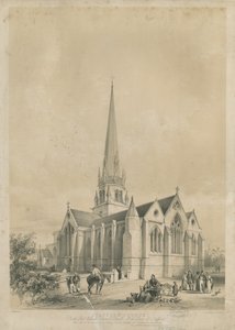 Stafford - Kościół Mariacki: litografia, bd [ok. 1841]