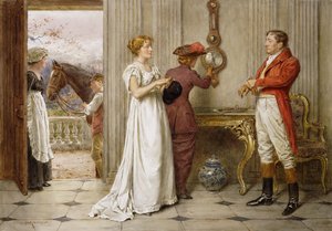 Południowy wiatr i zachmurzone niebo, autorstwa George Goodwin Kilburne