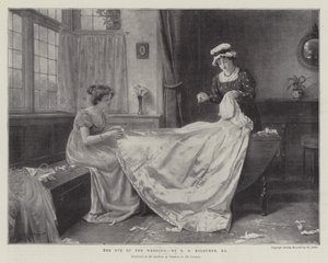 Wigilia ślubu autorstwa George Goodwin Kilburne