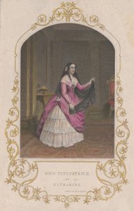 Panna Fitzpatrick jako Katharina Poskromienie złośnicy, 1851., 1851. autorstwa George Greatbach