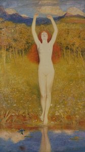 Wiosna (olej na płótnie) autorstwa George Harcourt