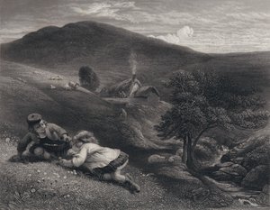 Ilustracja do Auld Lang Syne autorstwa Roberta Burnsa