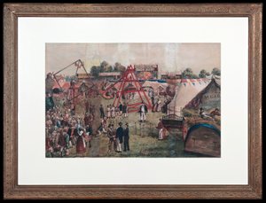 Jarmark Croydon, 1833 (kredka) autorstwa George Hawkins