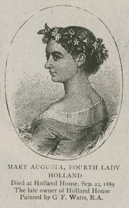 Mary Augusta, czwarta Lady Holland autorstwa George Hawkins